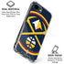 NBA Denver Nuggets Large Logo iPhone 16e Clear Case