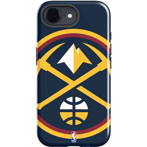 NBA Denver Nuggets Large Logo iPhone 16e Impact Case
