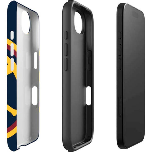 NBA Denver Nuggets Large Logo iPhone 16e Impact Case