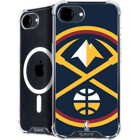 NBA Denver Nuggets Large Logo iPhone 16e MagSafe Case