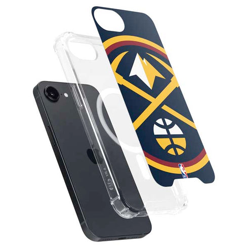 NBA Denver Nuggets Large Logo iPhone 16e MagSafe Case