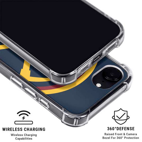 NBA Denver Nuggets Large Logo iPhone 16e MagSafe Case
