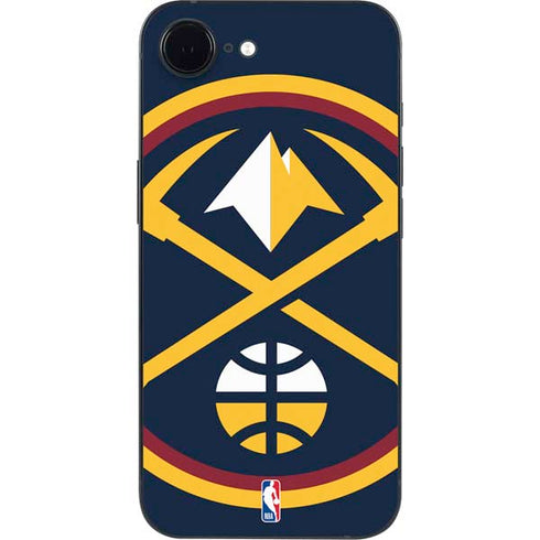 NBA Denver Nuggets Large Logo iPhone 16e Skin