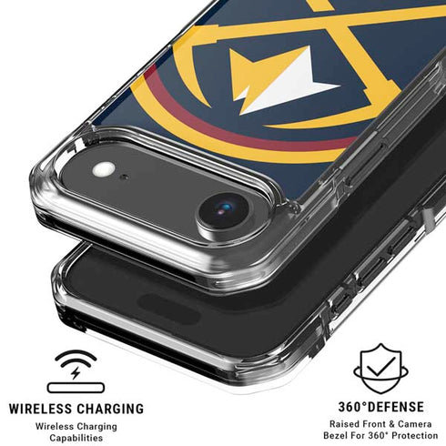NBA Denver Nuggets Large Logo iPhone 17 Air Clear Case