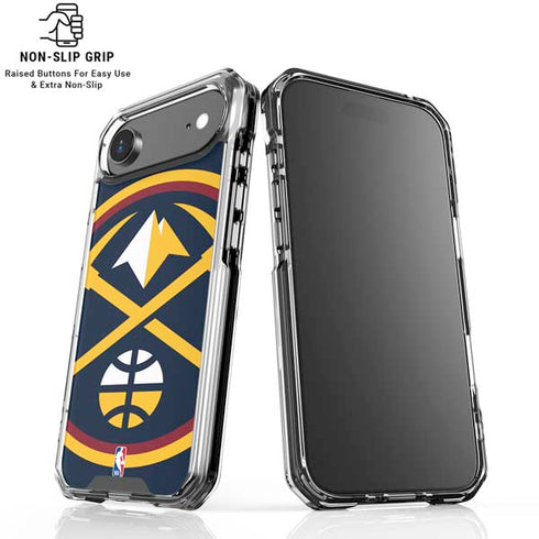 NBA Denver Nuggets Large Logo iPhone 17 Air Clear Case
