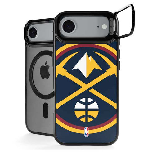 NBA Denver Nuggets Large Logo iPhone 17 Air Kickstand Case