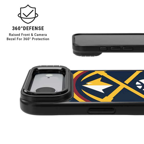 NBA Denver Nuggets Large Logo iPhone 17 Air Kickstand Case
