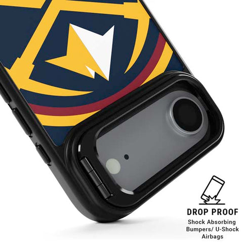 NBA Denver Nuggets Large Logo iPhone 17 Air Kickstand Case