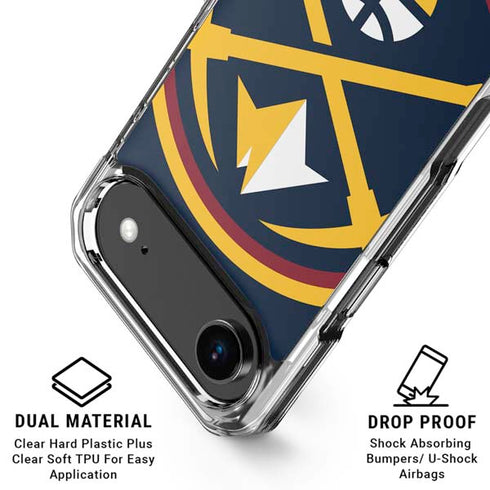 NBA Denver Nuggets Large Logo iPhone 17 Air MagSafe Case