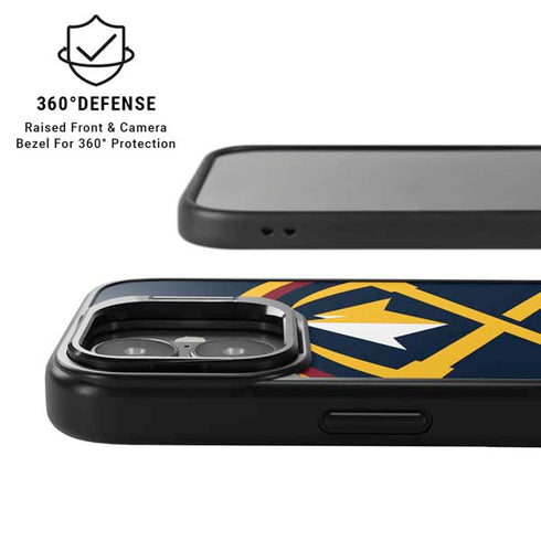 NBA Denver Nuggets Large Logo iPhone 17 Kickstand Case
