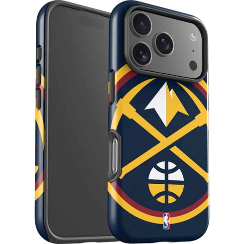 NBA Denver Nuggets Large Logo iPhone 17 Pro Impact Case