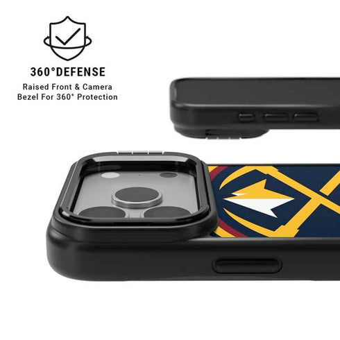 NBA Denver Nuggets Large Logo iPhone 17 Pro Kickstand Case