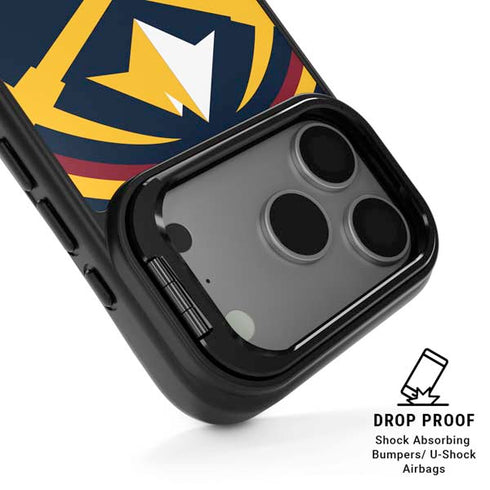 NBA Denver Nuggets Large Logo iPhone 17 Pro Kickstand Case