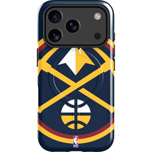 NBA Denver Nuggets Large Logo iPhone 17 Pro Magsafe Impact Case