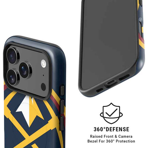 NBA Denver Nuggets Large Logo iPhone 17 Pro Max Magsafe Impact Case