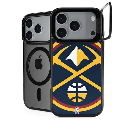NBA Denver Nuggets Large Logo iPhone 18 Pro Kickstand Case
