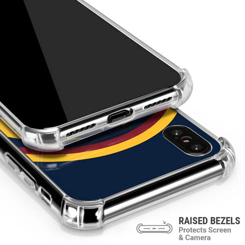 NBA Denver Nuggets Large Logo iPhone X/XS Clear Case