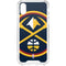 NBA Denver Nuggets Large Logo iPhone XS Clear Case