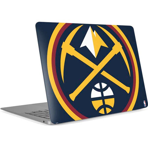 NBA Denver Nuggets Large Logo Apple MacBook Air Skin