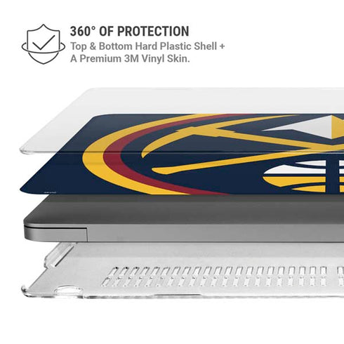 NBA Denver Nuggets Large Logo MacBook Cases