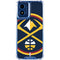 NBA Denver Nuggets Large Logo Moto G Play 4G (2024) Clear Case