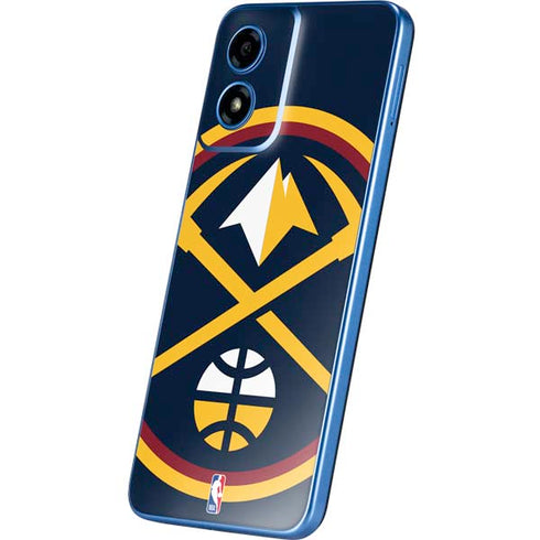 NBA Denver Nuggets Large Logo Moto G Play 4G (2024) Skin