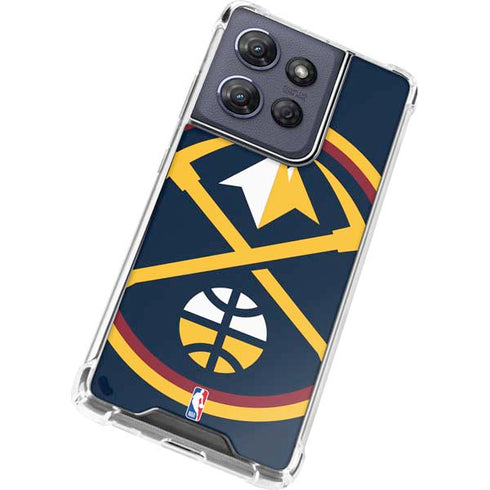 NBA Denver Nuggets Large Logo Moto G Stylus 5G (2025) Clear Case