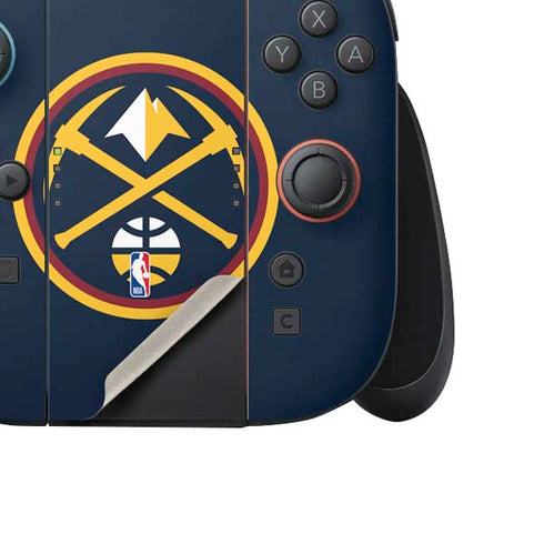 NBA Denver Nuggets Large Logo Nintendo Switch 2 (2025) Joy-Con Controller Skin