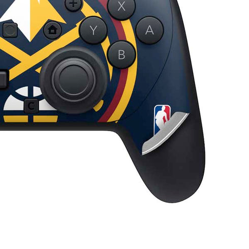 NBA Denver Nuggets Large Logo Nintendo Switch 2 (2025) Pro Controller Skin