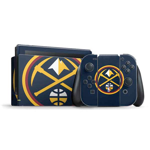 NBA Denver Nuggets Large Logo Nintendo Skins