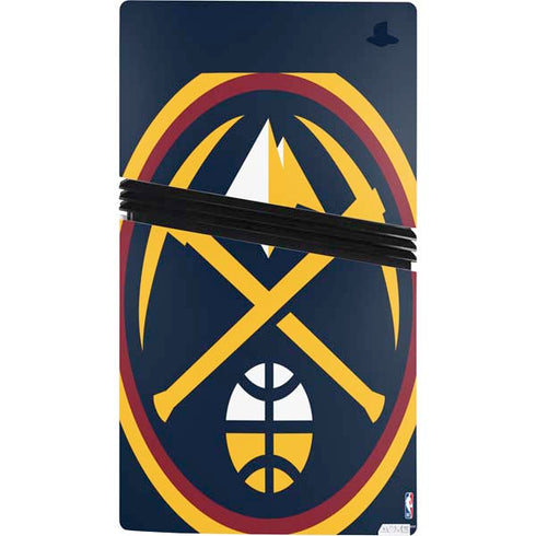 NBA Denver Nuggets Large Logo PS5 Pro Console Skin
