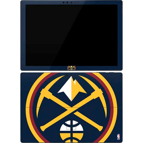 NBA Denver Nuggets Large Logo Surface Pro 7 Skin