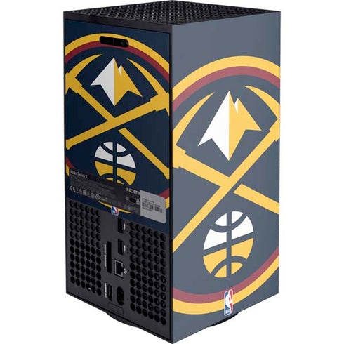 NBA Denver Nuggets Large Logo XBox Series X Digital Edition Console Skin