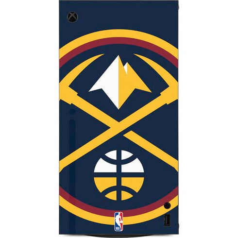 NBA Denver Nuggets Large Logo XBox Series X Digital Edition Console Skin