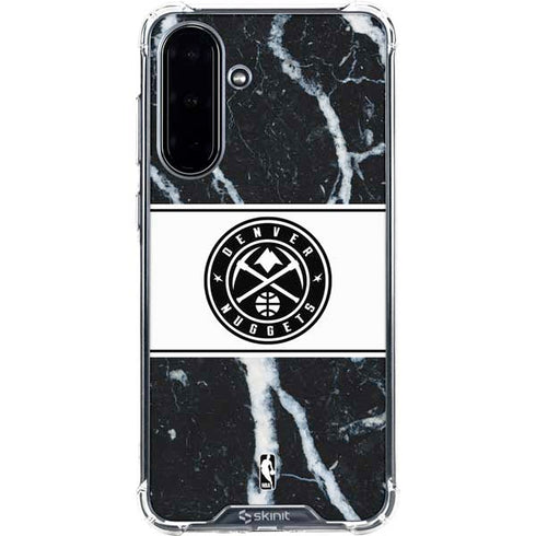 NBA Denver Nuggets Marble Galaxy A36 5G Clear Case