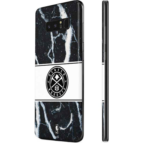 NBA Denver Nuggets Marble Galaxy Note 8 Skin