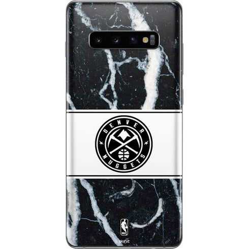 NBA Denver Nuggets Marble Galaxy S10 Plus Skin