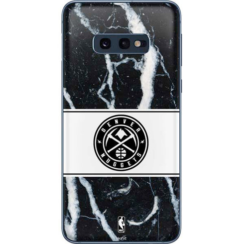NBA Denver Nuggets Marble Galaxy S10e Skin