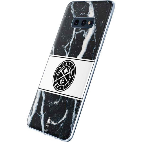 NBA Denver Nuggets Marble Galaxy S10e Skin