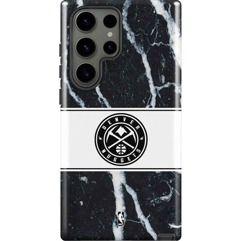 NBA Denver Nuggets Marble Galaxy S23 Ultra Pro Case