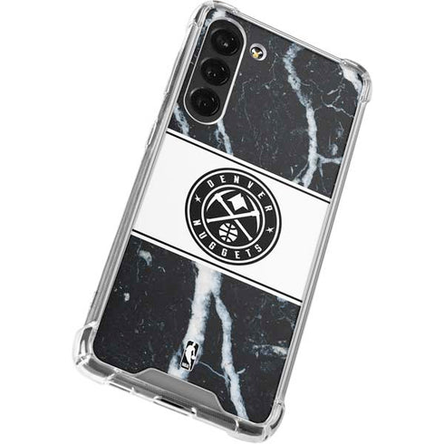 NBA Denver Nuggets Marble Galaxy S24 FE Clear Case