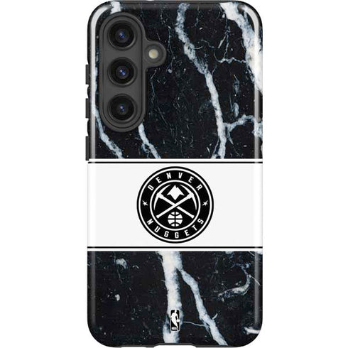 NBA Denver Nuggets Marble Galaxy S25 Impact Case