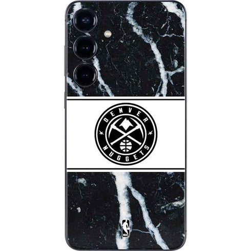 NBA Denver Nuggets Marble Galaxy S25 Plus Skin