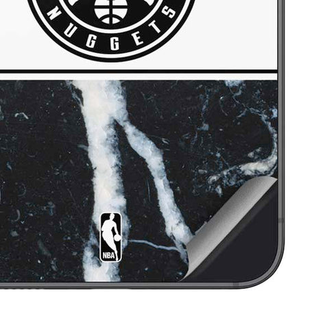 NBA Denver Nuggets Marble Galaxy S25 Plus Skin