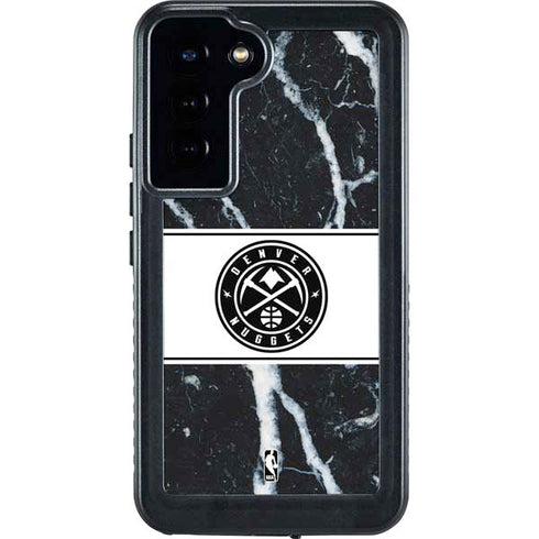NBA Denver Nuggets Marble Galaxy S24 Plus Waterproof Case