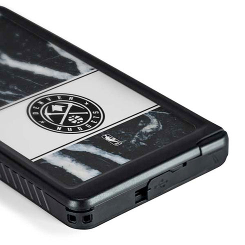 NBA Denver Nuggets Marble Galaxy S24 Ultra Waterproof Case