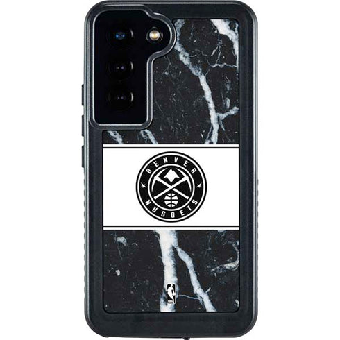 NBA Denver Nuggets Marble Galaxy S24 Waterproof Case