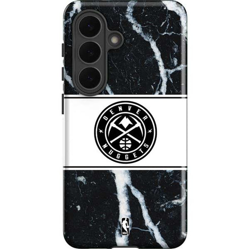 NBA Denver Nuggets Marble Galaxy S26 Plus Impact Case