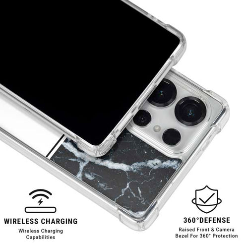 NBA Denver Nuggets Marble Galaxy S26 Ultra Clear Case