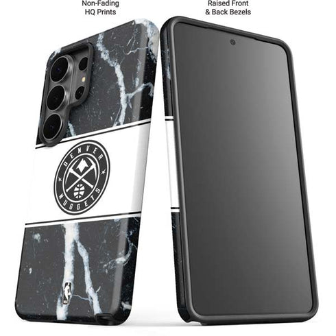 NBA Denver Nuggets Marble Galaxy S26 Ultra Impact Case
